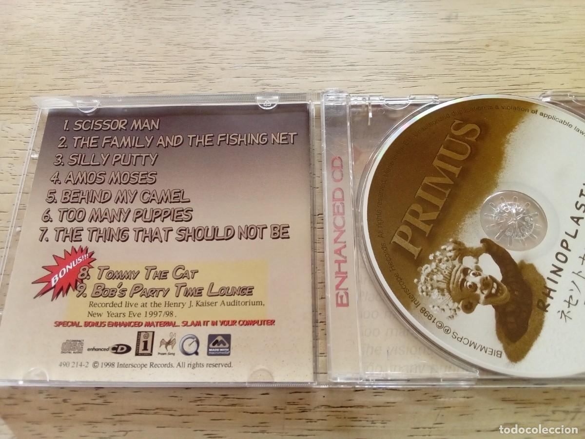 CDs de m&uacute;sica: Primus. Rhinoplasty. CD con 2 temas extra - Foto 3