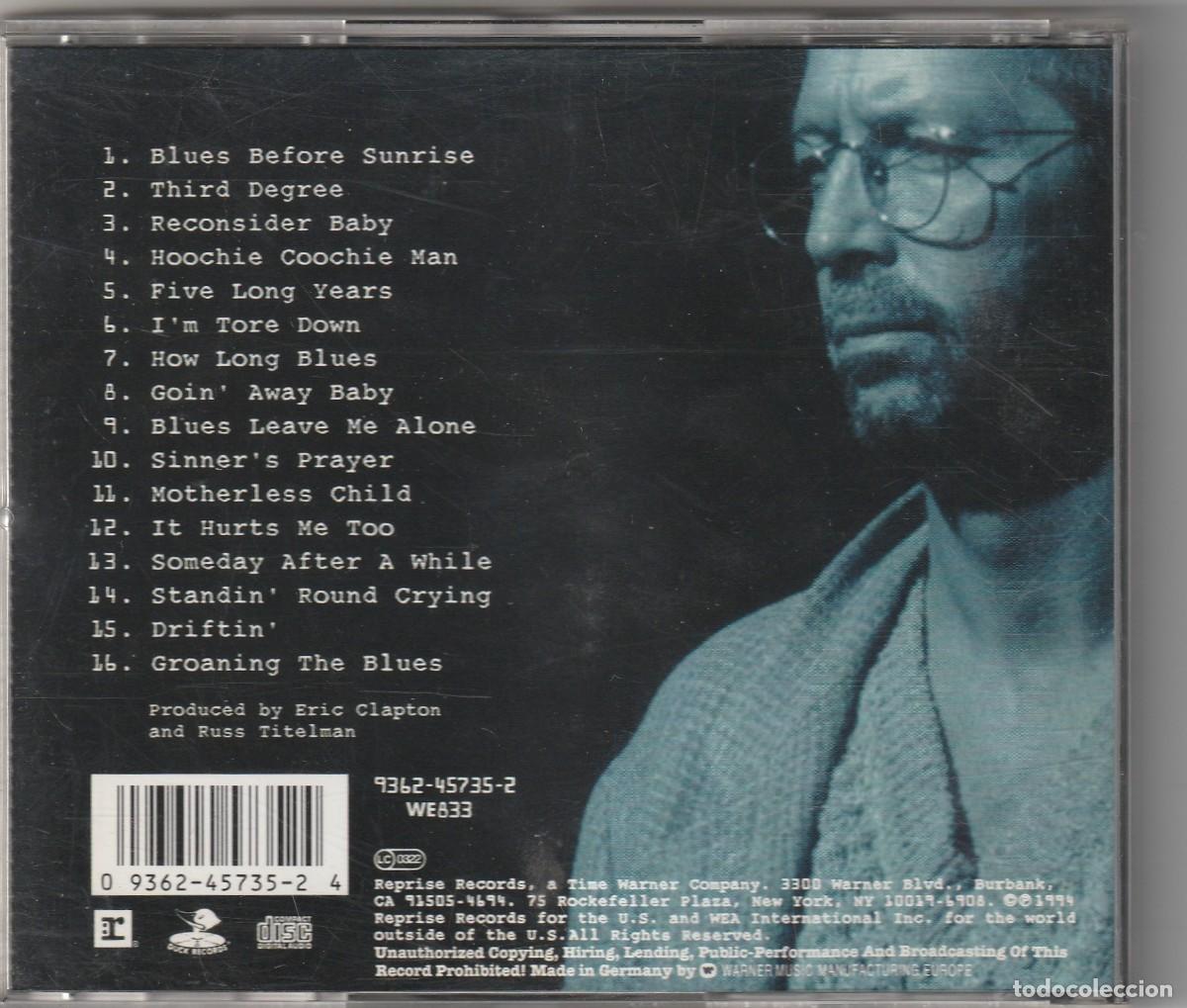 CDs de m&uacute;sica: ERIC CLAPTON - FROM THE CRADLE (CD REPRISE 1994) - Foto 2