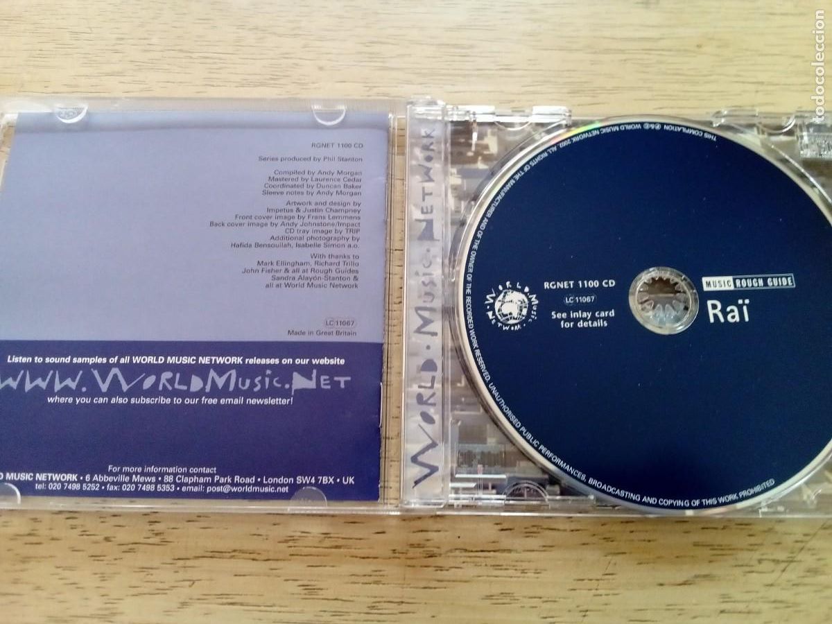 CDs de m&uacute;sica: Ra&iuml;. Rough guide music. CD - Foto 3