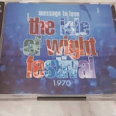 CDs de Música: THE ISLE OF WIGHT FESTIVAL 1970 / MESSAGE TO LOVE / DOBLE CD-SONY / 23 TEMAS / IMPECABLE