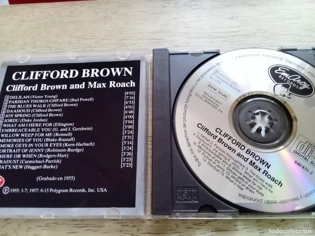 CDs de m&uacute;sica: Clifford Brown. Clifford and Max Roach. CD - Foto 3