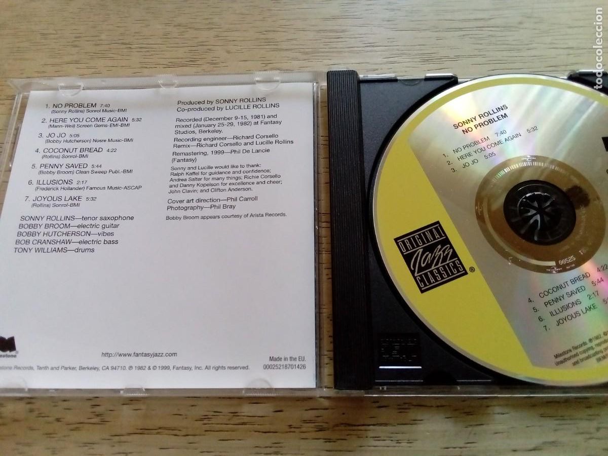 CDs de m&uacute;sica: Sonny Rollins. No problem. CD - Foto 3