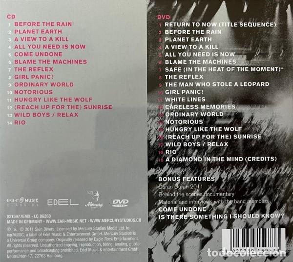 CDs de m&uacute;sica: Duran Duran - Live 2011 (CD+DVD) (precintado) - Foto 2