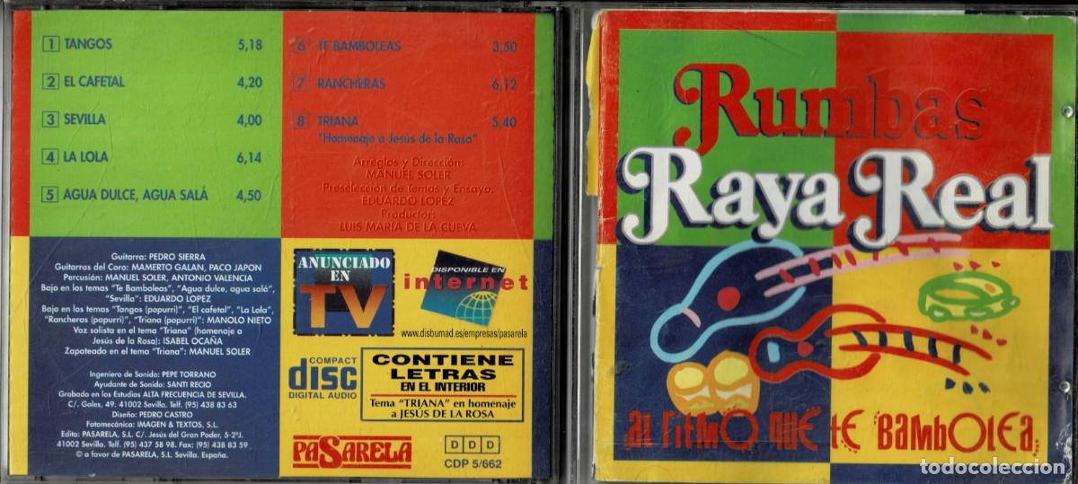 CDs de m&uacute;sica: RAYA REAL RUMBAS. CD-FLA-1323 - Foto 1