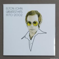 CDs de Música: ELTON JOHN. GREATEST HITS 1970 - 2002. PORTADA & 2 CD DOBLE. SIN CAJA. EXCELENTE!