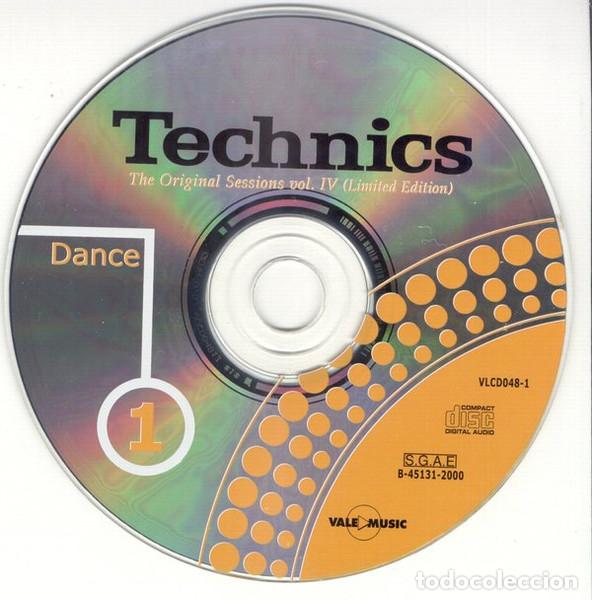 CDs de m&uacute;sica: CD Technics: The Original Sessions Vol. IV - Foto 3
