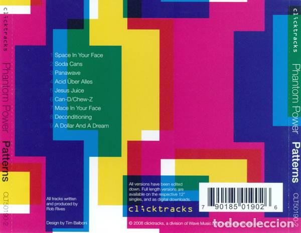 CDs de m&uacute;sica: CD Phantom Power - Patterns - Foto 2