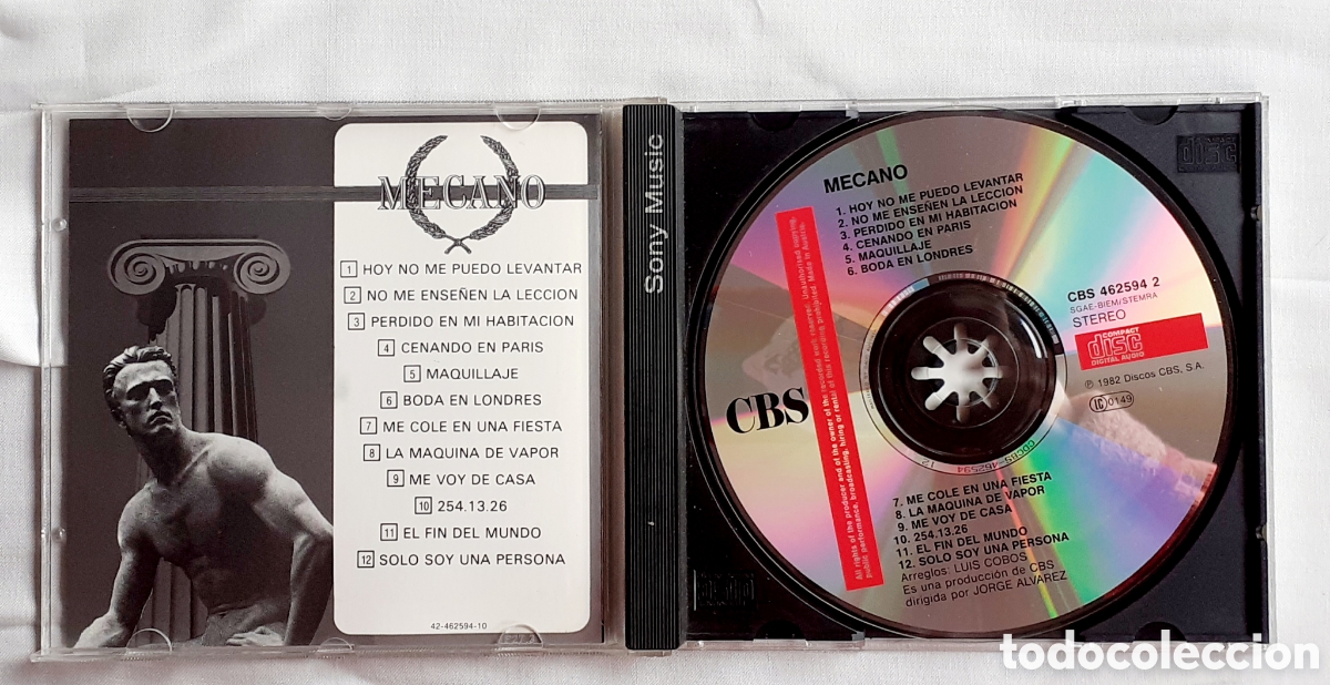 CDs de m&uacute;sica: Cd MECANO A&ntilde;o 1982 .CBS . - Foto 2