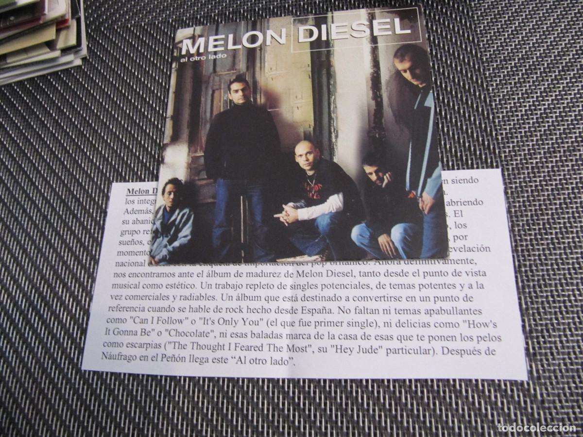CDs de m&uacute;sica: MELON DIESEL. AL OTRA LADO CD SINGLE CADENA 100 - Foto 1
