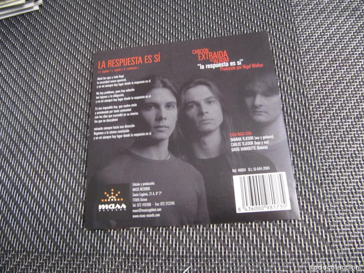 CDs de m&uacute;sica: CD SINGLE CASA RUSA LA RESPUESTA ES SI - Foto 2