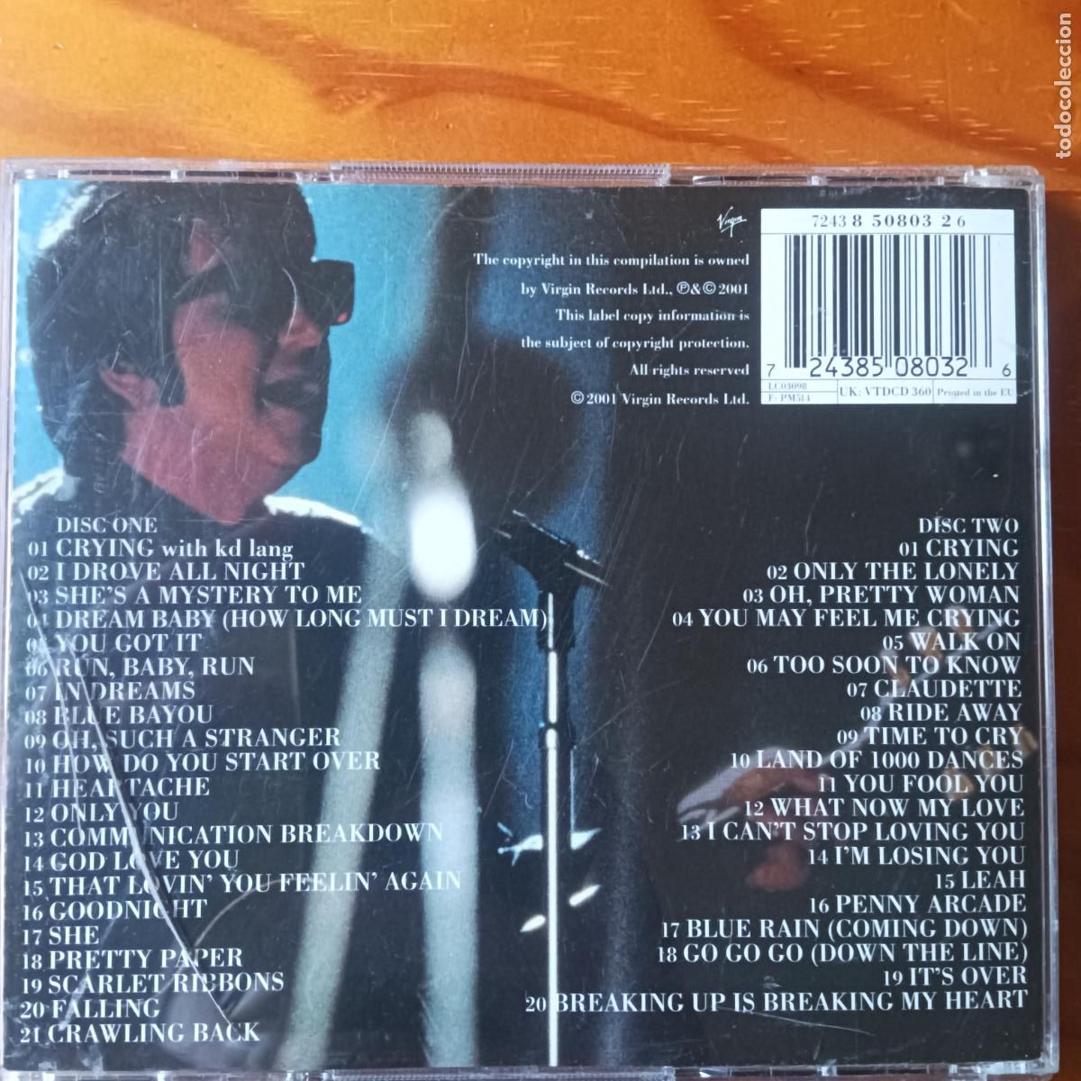 CDs de m&uacute;sica: ROY ORBISON, LOVE SONGS. 2 CDs - Foto 2