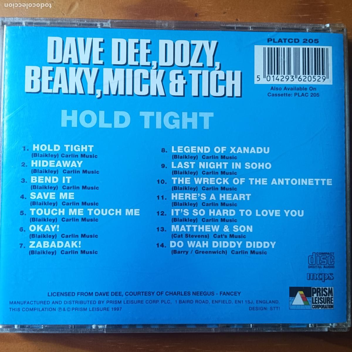 CDs de m&uacute;sica: DAVE DEE, DOZY, BEAKY, MICK & TICH. HOLD TIGHT. CD - Foto 2
