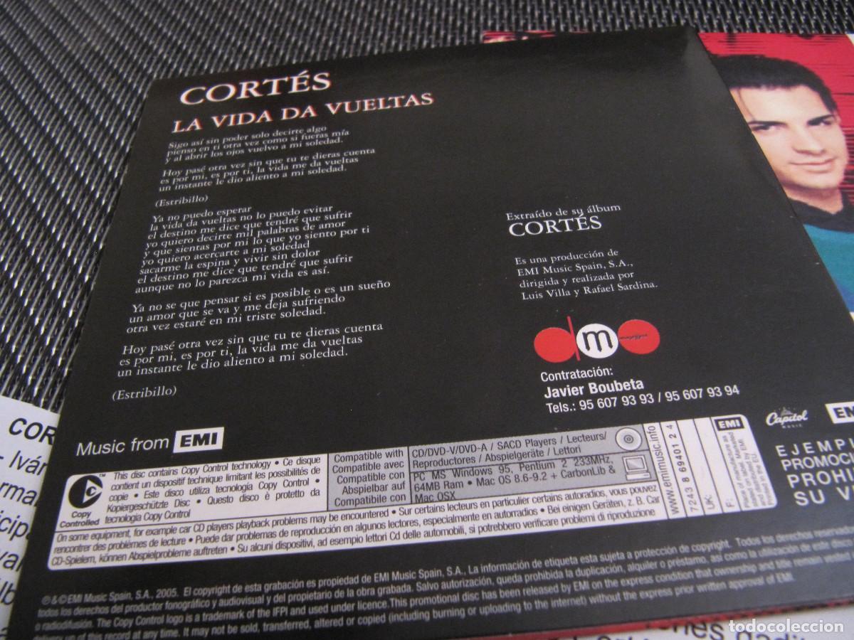 CDs de m&uacute;sica: CORTES LA VIDA DA VUELTAS CD SINGLE CADENA 100 - Foto 2
