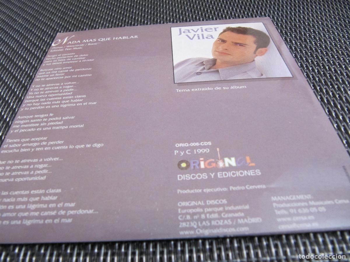 CDs de m&uacute;sica: Javier Vila &ndash; Nada M&aacute;s Que Hablar - Foto 2