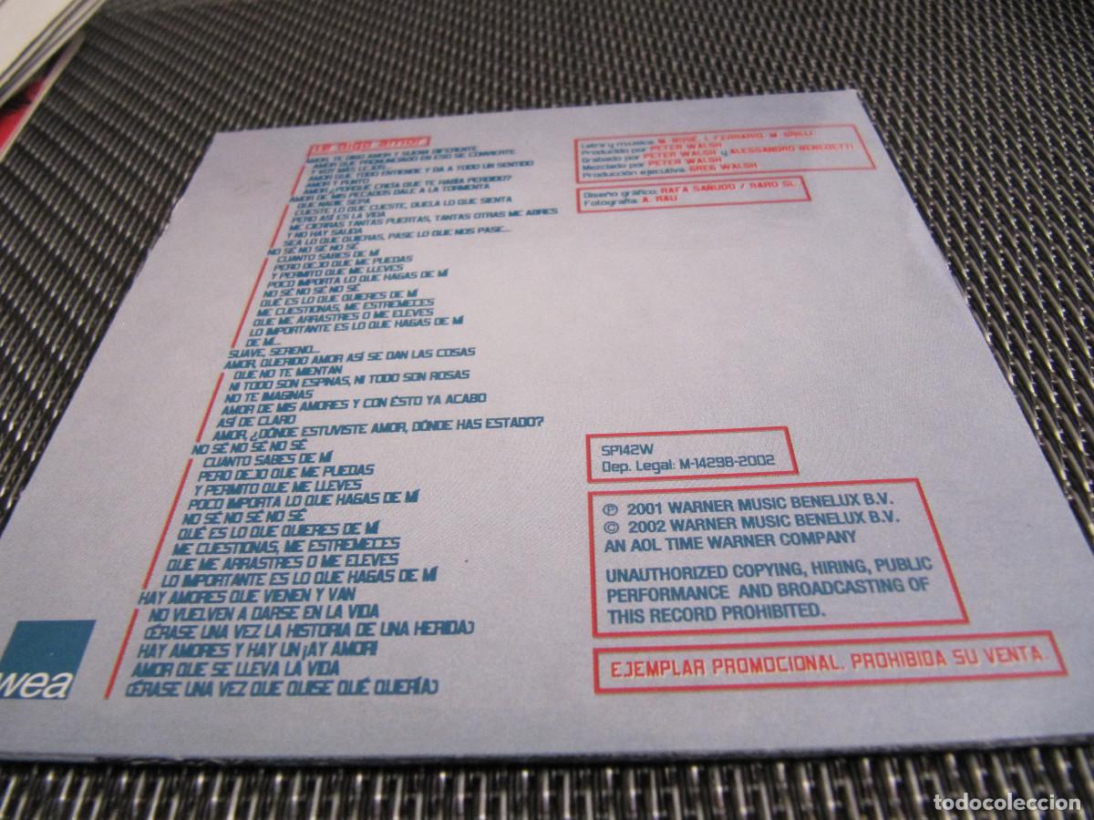 CDs de m&uacute;sica: MIGUEL BOSE - CD SINGLE TE DIGO AMOR - Foto 2