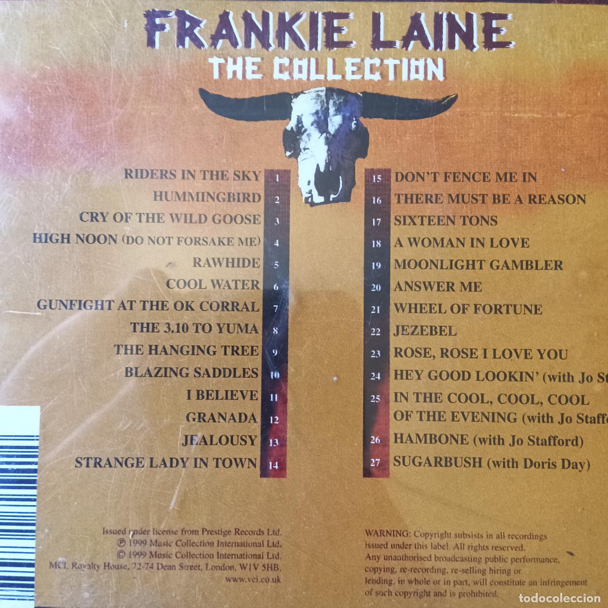 CDs de m&uacute;sica: FRANKIE LAINE, THE COLLECTION. CD - Foto 2