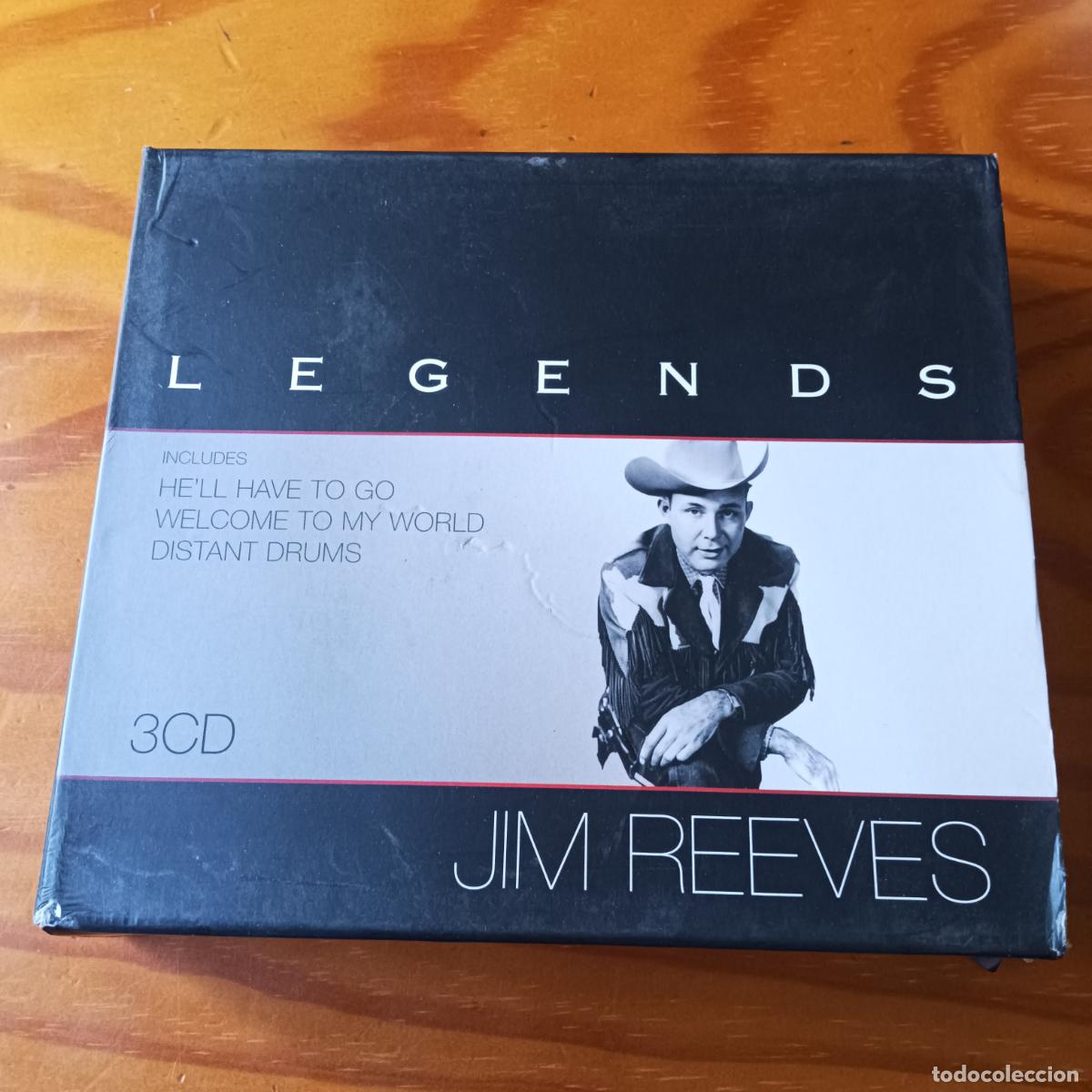CDs de m&uacute;sica: JIM REEVES, LEGENDS, ESTUCHE 3 CDs - Foto 1