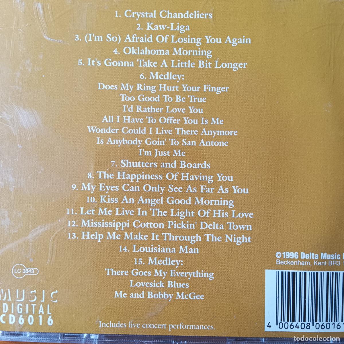CDs de m&uacute;sica: CHARLEY PRIDE, CRYSTAL CHANDELIERS. CD - Foto 2