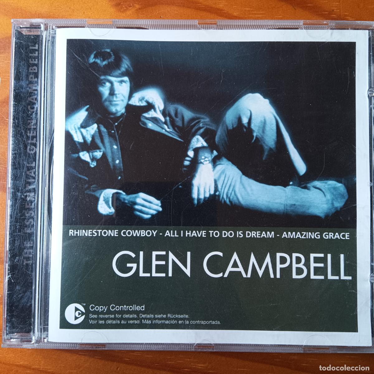 CDs de m&uacute;sica: GLENN CAMPBELL, THE ESSENTIAL. CD - Foto 1
