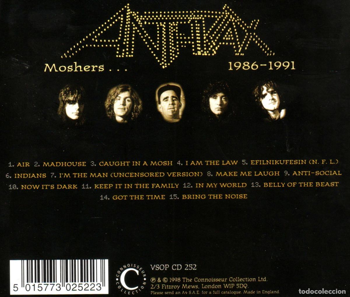 r8139 - anthrax. moshers [1986-1991]. recopila - Compra venta en