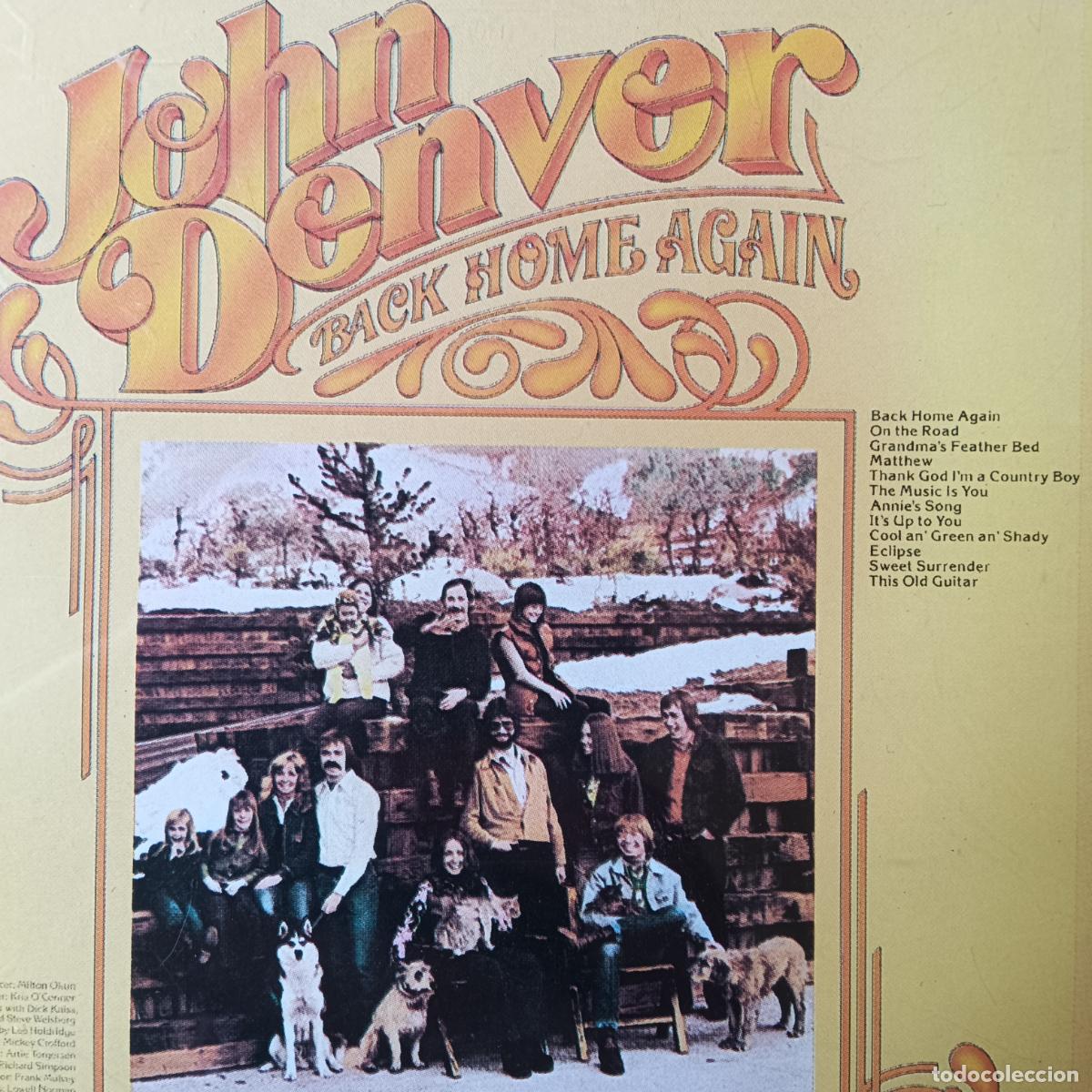 CDs de m&uacute;sica: JOHN DENVER, BACK HOME AGAIN. CD - Foto 2
