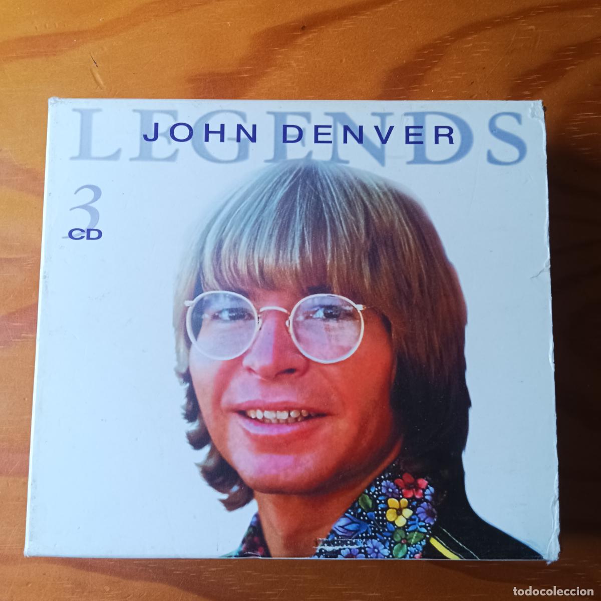 CDs de m&uacute;sica: JOHN DENVER, LEGENDS. CAJA 3CDs - Foto 1