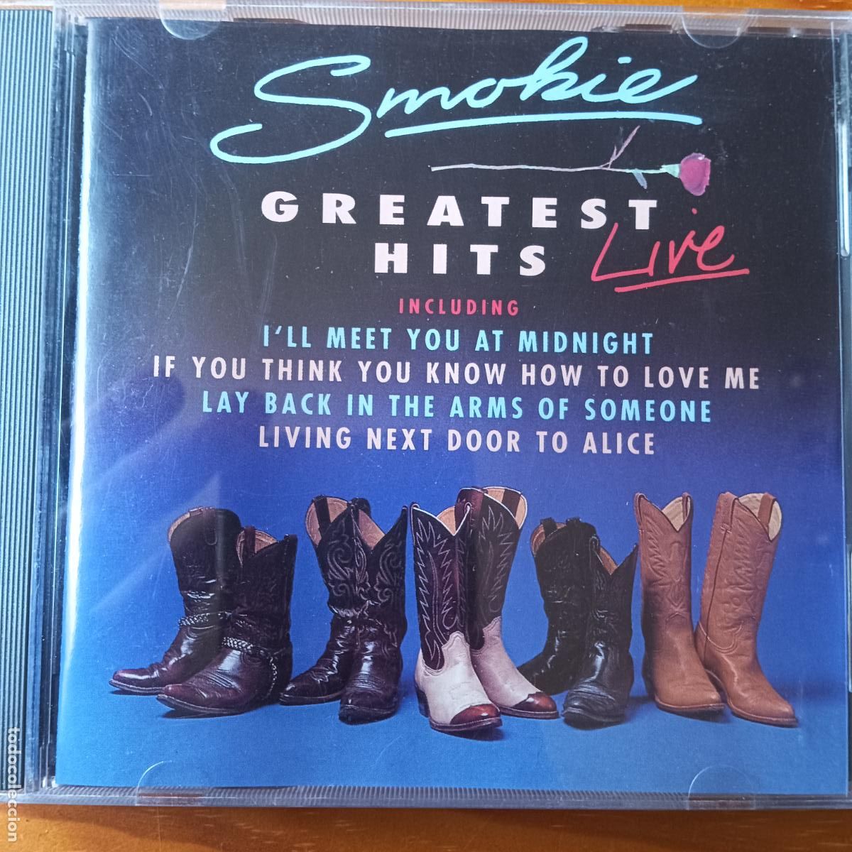 CDs de m&uacute;sica: SMOKIE, GREATEST HITS. LIVE. CD - Foto 1