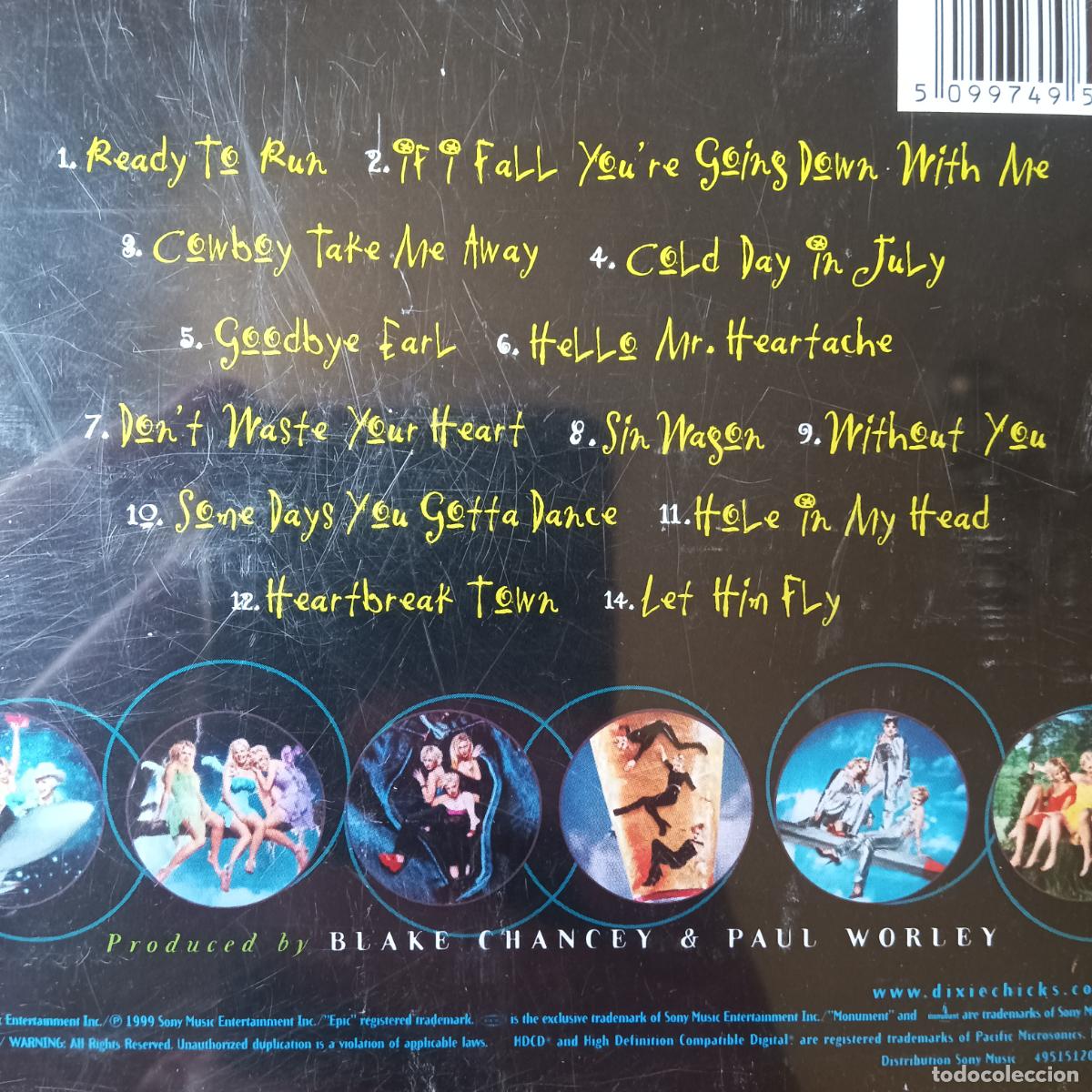 CDs de m&uacute;sica: DIXIE CHICKS, FLY. CD - Foto 2