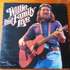 CDs de Música: WILLIE NELSON & FAMILY, LIVE. DOBLE LP 1979.