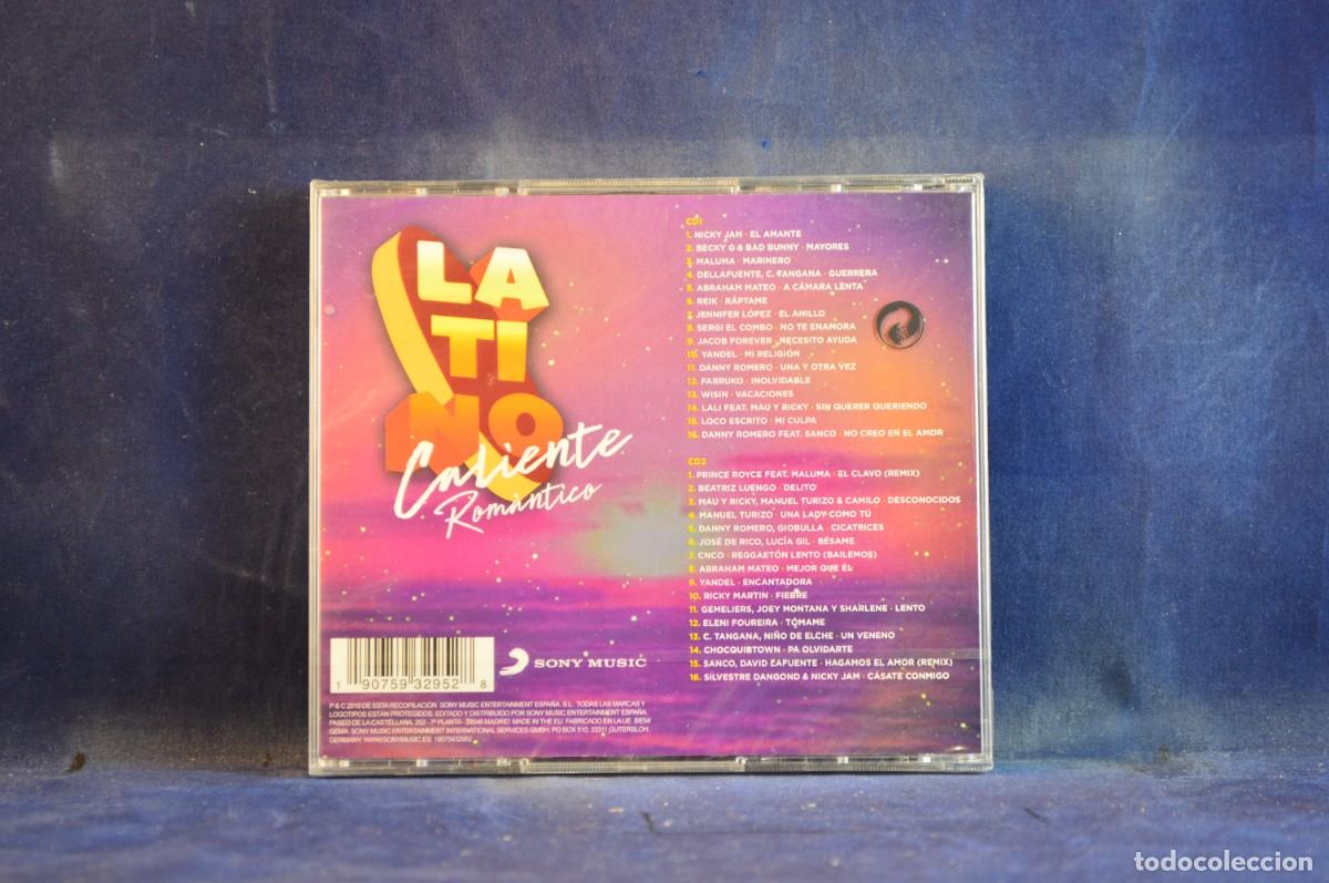 CDs de m&uacute;sica: LATINO CALIENTE ROMANTICO - 2 CD - Foto 2