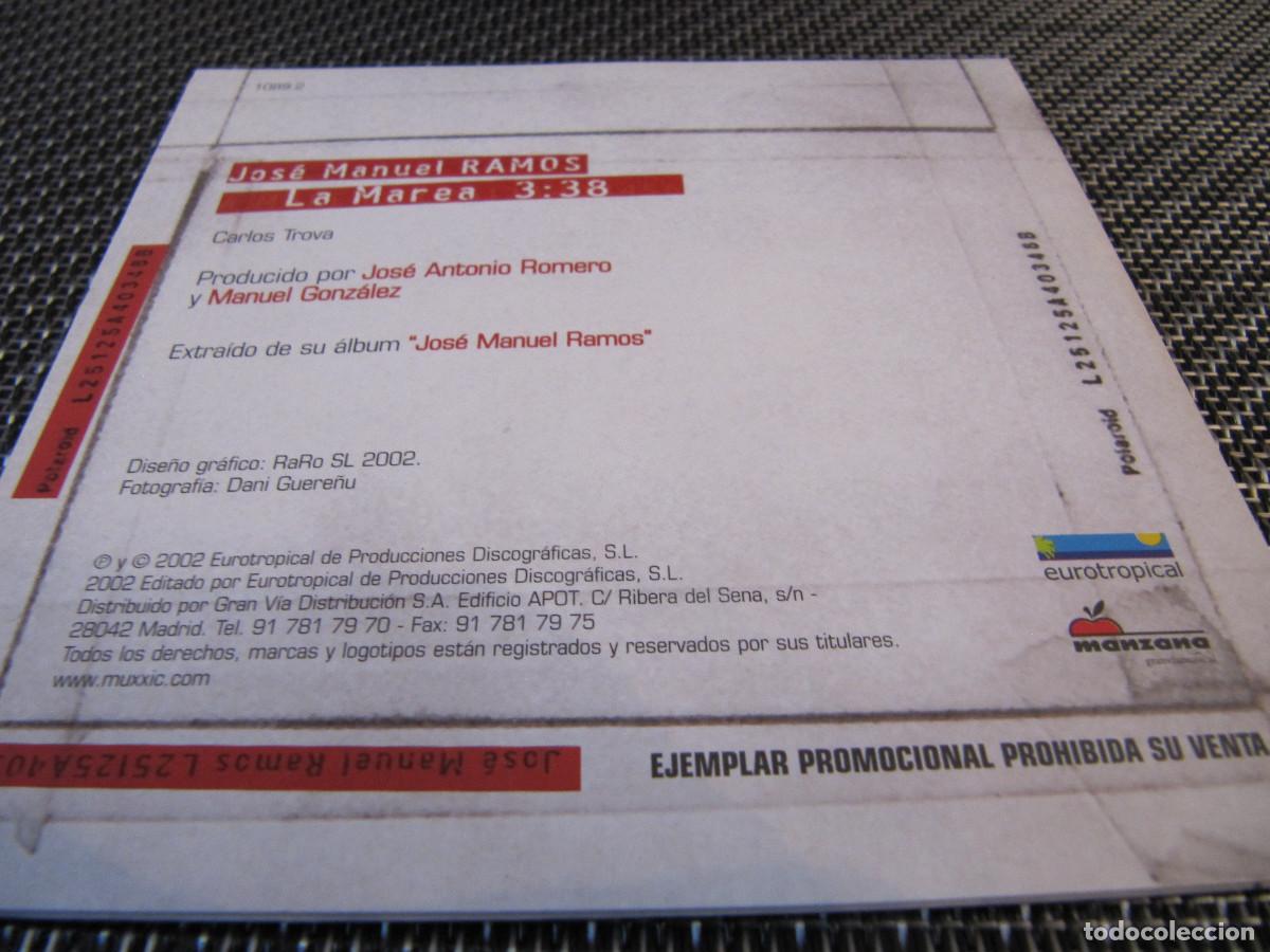 CDs de m&uacute;sica: Jos&eacute; Manuel Ramos &ndash; La Marea - Foto 2
