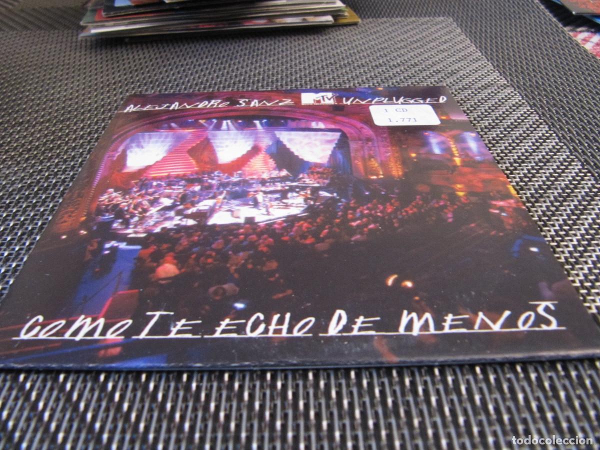 CDs de m&uacute;sica: ALEJANDRO SANZ UNPLAGGED COMO TE ECHO DE MENOS - Foto 1