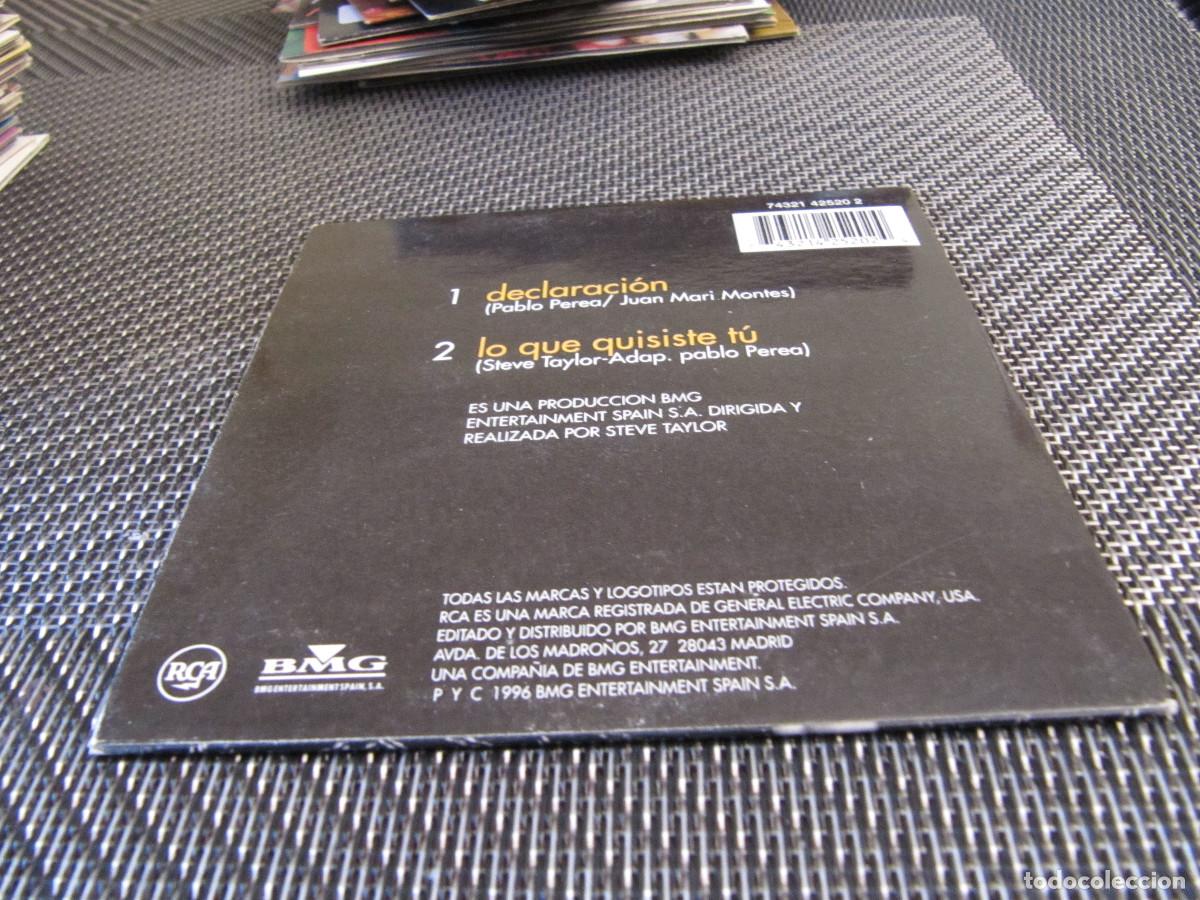 CDs de m&uacute;sica: PABLO PEREA DECLARACION - Foto 2