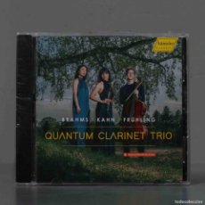 CDs de Música: CD. JOHANNES BRAHMS QUANTUM CLARINET TRIO: BRAHMS/KAHN/FRÜHLING. PRECINTADO