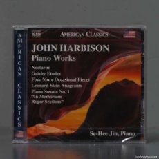 CDs de Música: CD. JOHN HARBISON PIANO WORKS - NOCTURNE GATSBY ETUDES FOUR MORE OCCASIONAL PIECE. PRECINTADO