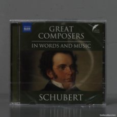 CDs de Música: CD. GREAT COMPOSERS IN WORDS AND MUSIC FRANZ SCHUBERT. PRECINTADO