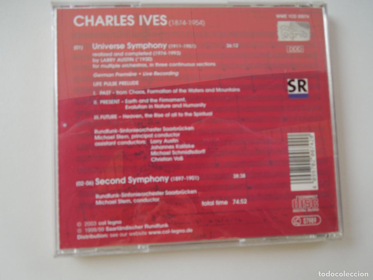 CDs de m&uacute;sica: CHARLES IVES - UNIVERSE SYMPHONY , SECOND SYMPHONY - CD - Foto 3