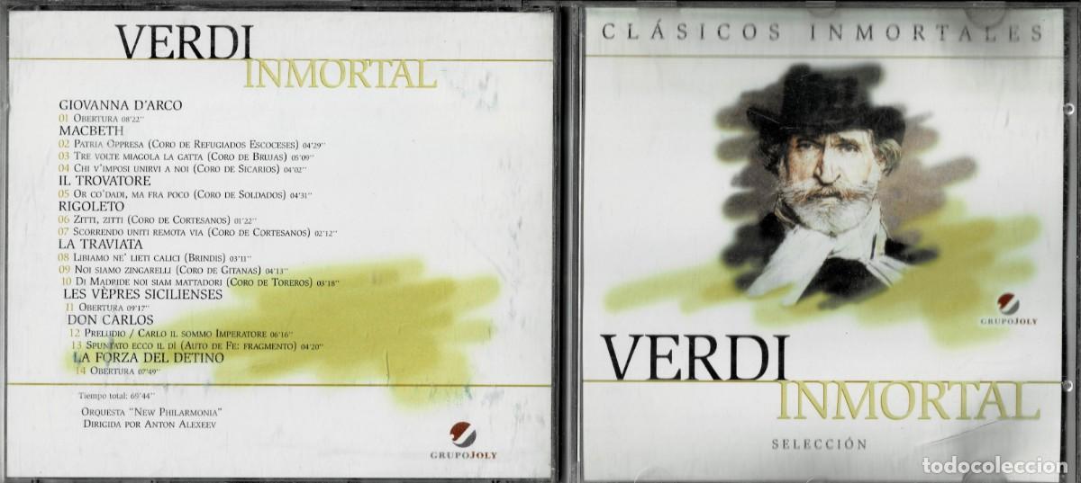 CDs de M&uacute;sica: VERDI INMORTAL. CD-CLASICA-2590 ,2