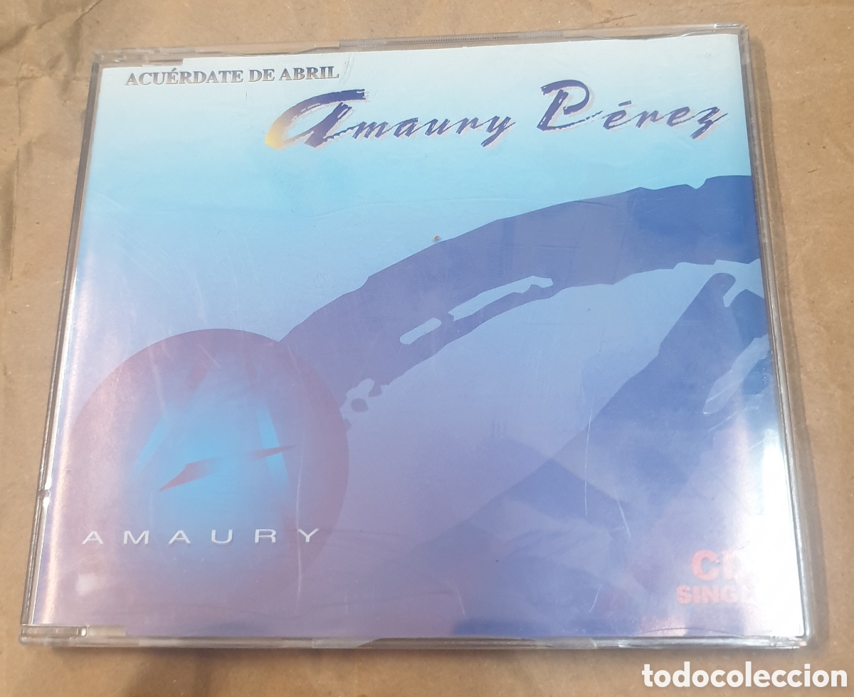 CDs de m&uacute;sica: Amaury Perez - Acuerdate de abril. Cd single - Foto 1