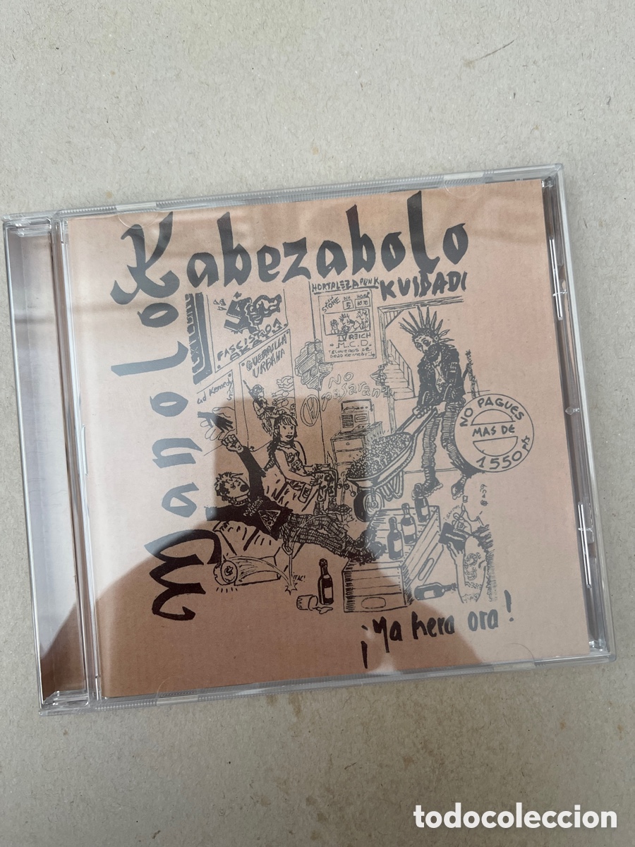 CDs de m&uacute;sica: MANOLO KABEZABOLO - YA HERA ORA. CD - Foto 1