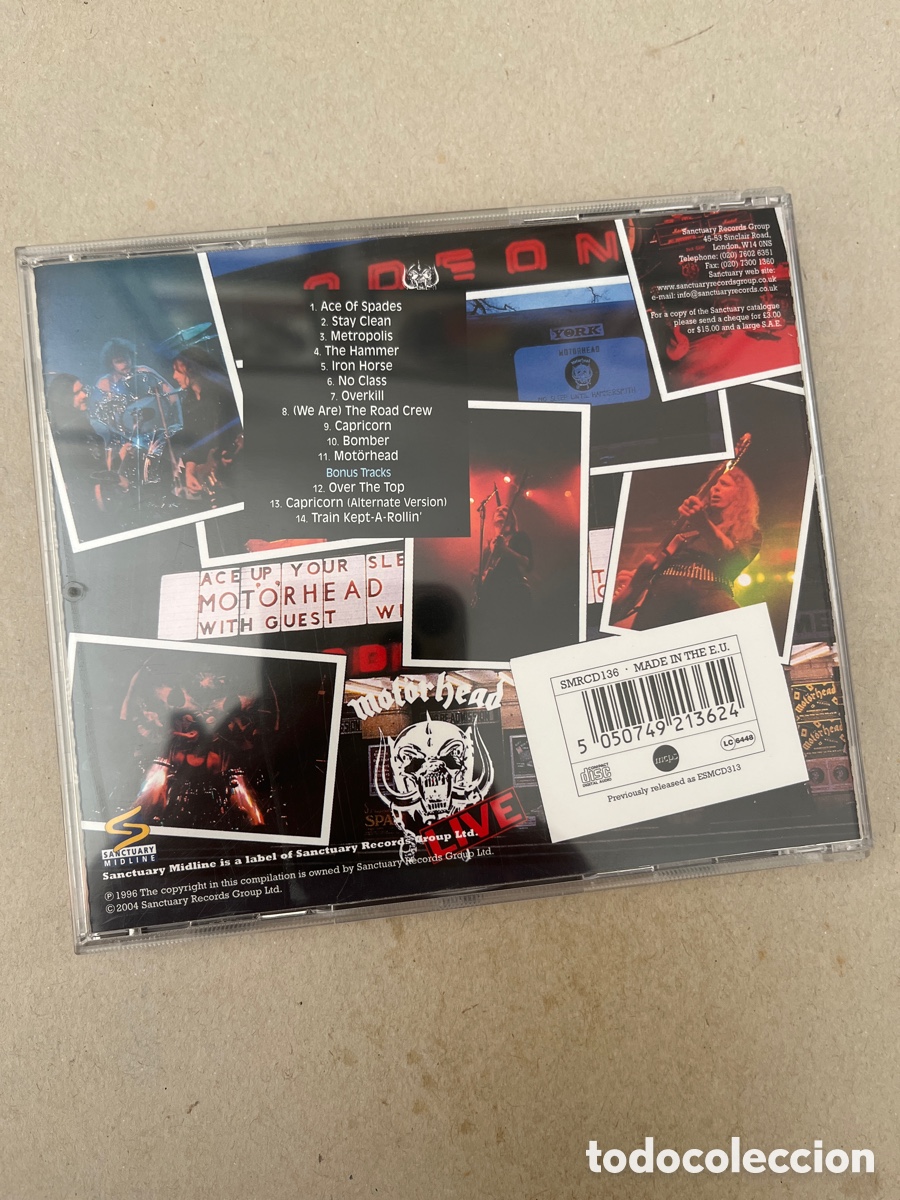 CDs de m&uacute;sica: Mot&ouml;rhead - No Sleep til Hammersmith. CD - Foto 2