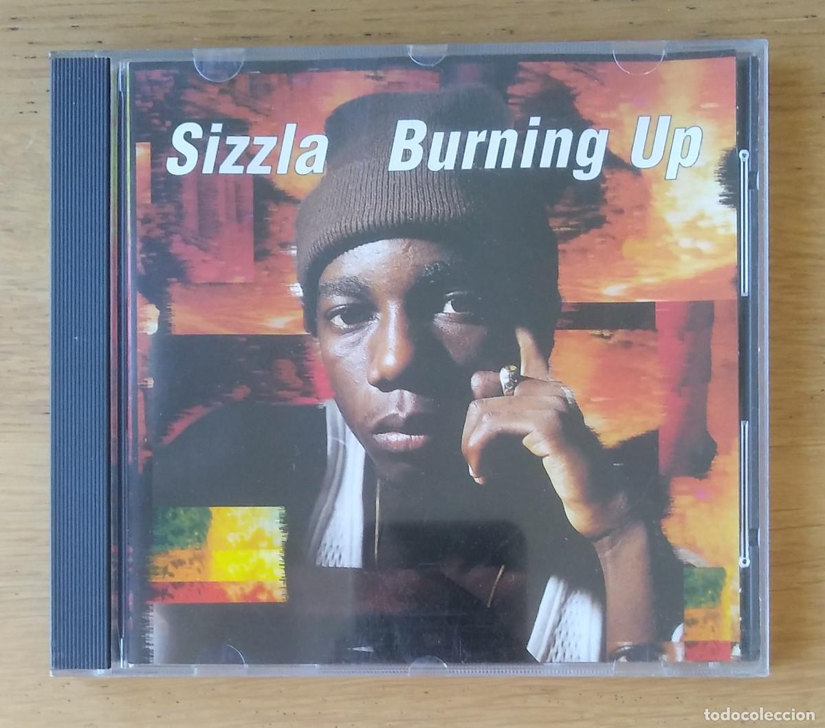 CDs de m&uacute;sica: SIZZLA: &rdquo;BURNING UP&rdquo; CD -1995 - REGGAE - DANCEHALL - Foto 1
