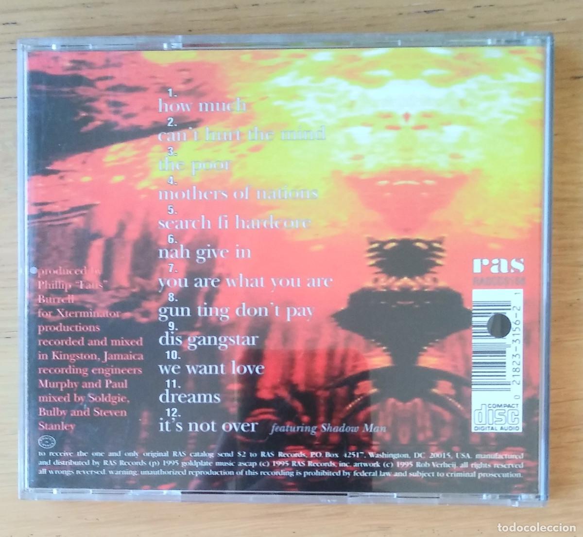CDs de m&uacute;sica: SIZZLA: &rdquo;BURNING UP&rdquo; CD -1995 - REGGAE - DANCEHALL - Foto 2