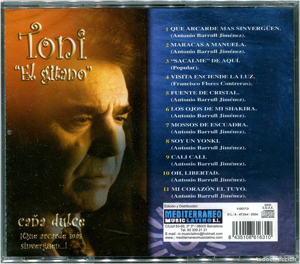 CDs de m&uacute;sica: Toni &rdquo;El Gitano&rdquo; (Tony el Gitano) - Ca&ntilde;a Dulce &iexcl;Que Arcarde M&aacute;s...! - CD Spain 2006 - Precintado - Foto 2