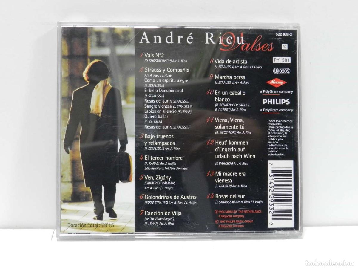 CDs de m&uacute;sica: DISCO CD. Andr&eacute; Rieu &ndash; Valses. COMPACT DISC. - Foto 2