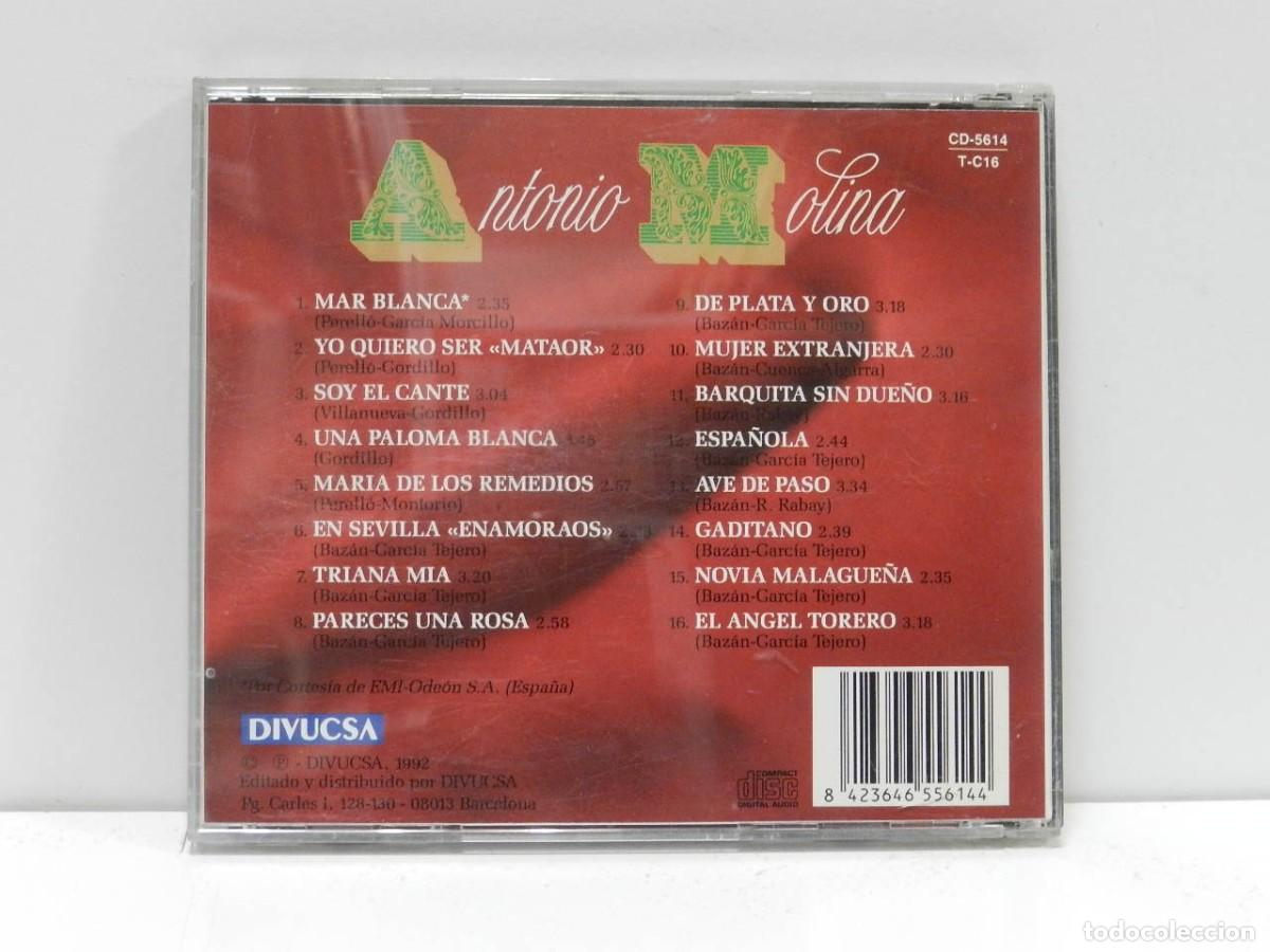 CDs de m&uacute;sica: DISCO CD. Antonio Molina &ndash; La Voz Inmortal. COMPACT DISC. - Foto 2