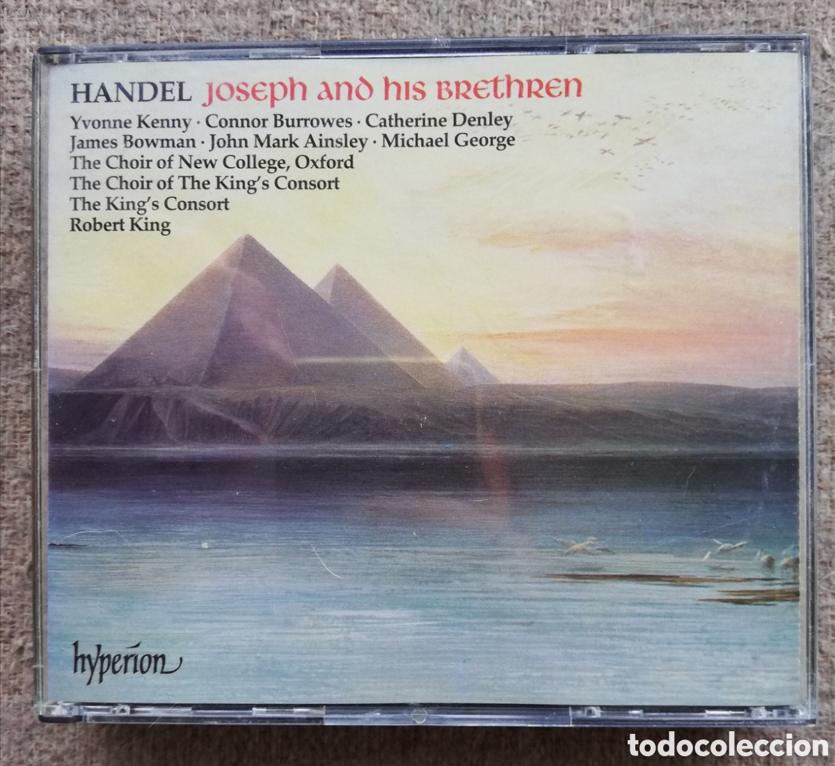 CDs de m&uacute;sica: Handel - Joseph and his brethren. Hyperion. 3 cd - Foto 1