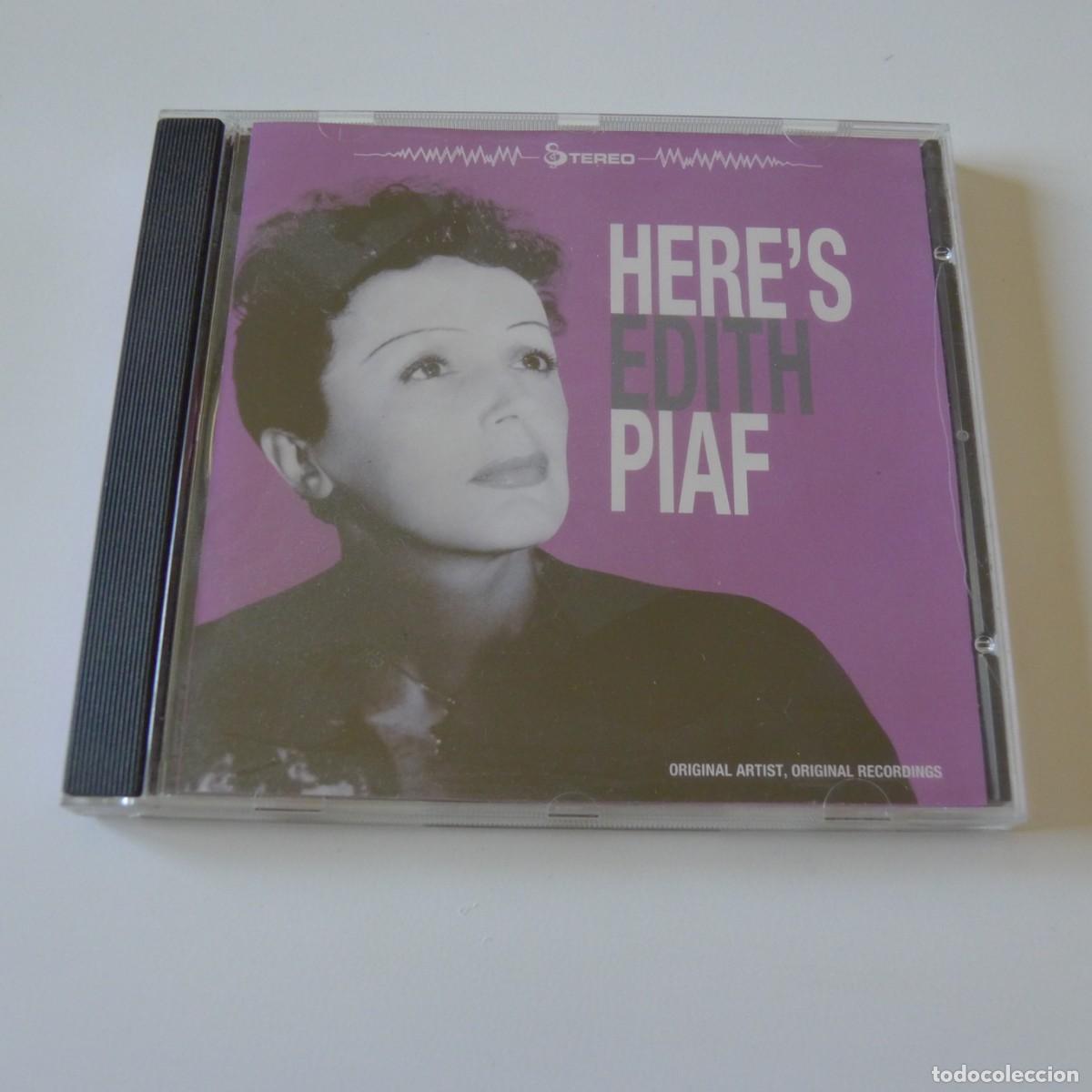 CDs de m&uacute;sica: EDITH PIAF : HERES EDITH PIAF CD recopilatorio - Foto 1