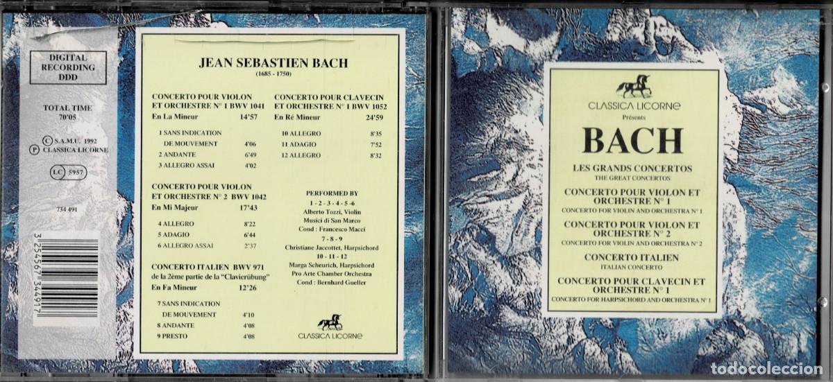 CDs de m&uacute;sica: BACH. CD-CLASICA-2619 - Foto 1