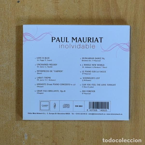 CDs de m&uacute;sica: PAUL MAURIAT - INOLVIDABLE - CD - Foto 2